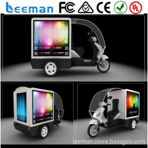 mobile truck led billboard manufacturer Leeman 2015 mobile trailer advertising led display